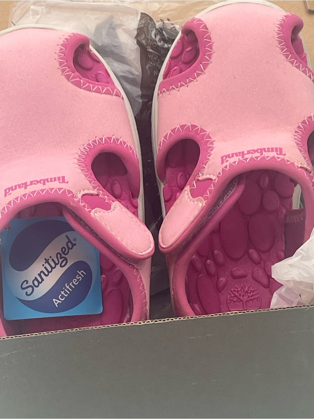 Timberland Kids Pink Slip-On Water Shoes